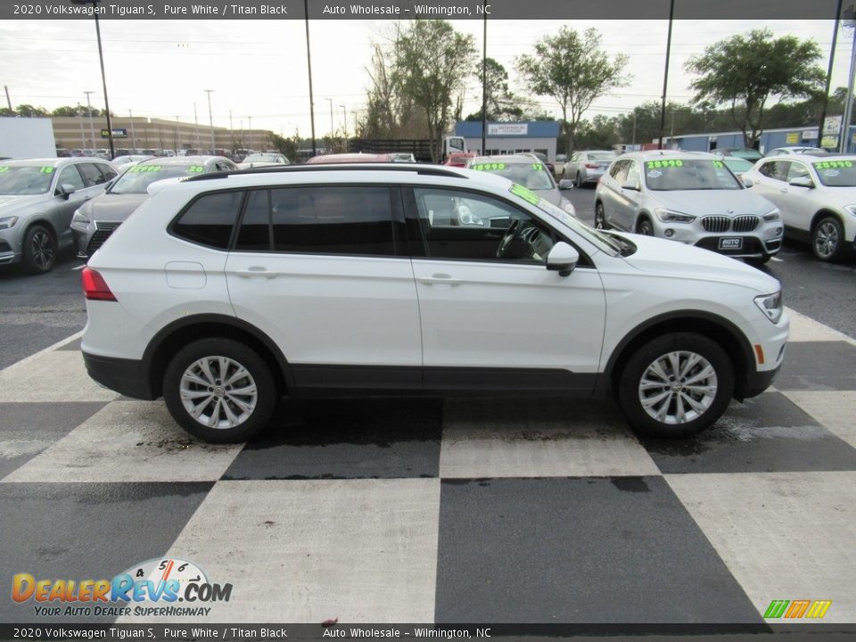 2020 Volkswagen Tiguan S Pure White / Titan Black Photo #3