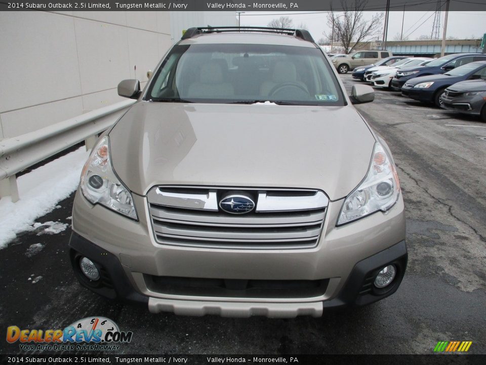 2014 Subaru Outback 2.5i Limited Tungsten Metallic / Ivory Photo #9