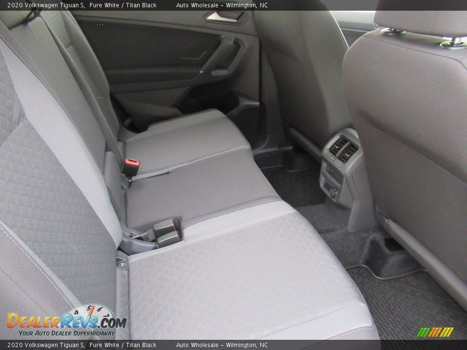 2020 Volkswagen Tiguan S Pure White / Titan Black Photo #14