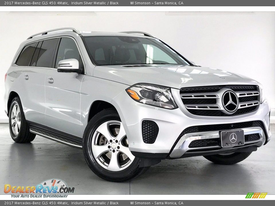 2017 Mercedes-Benz GLS 450 4Matic Iridium Silver Metallic / Black Photo #34