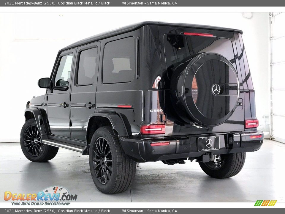 2021 Mercedes-Benz G 550 Obsidian Black Metallic / Black Photo #2