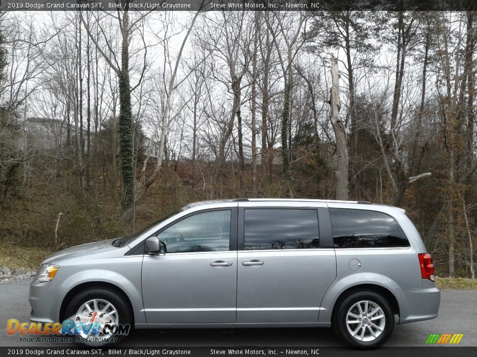 2019 Dodge Grand Caravan SXT Billet / Black/Light Graystone Photo #1