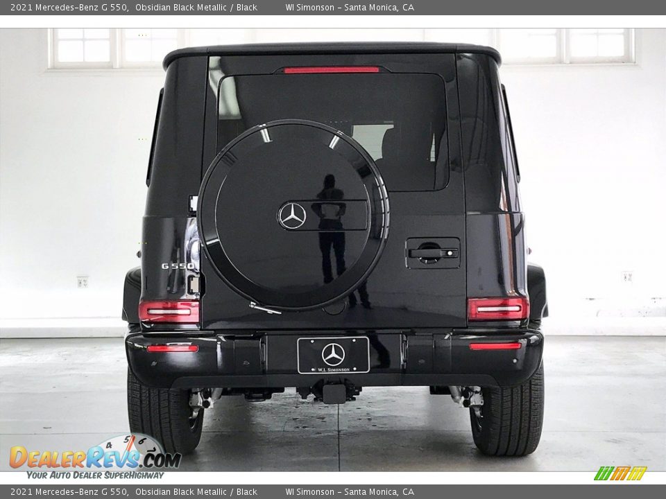 2021 Mercedes-Benz G 550 Obsidian Black Metallic / Black Photo #3