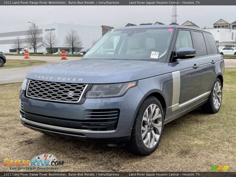 2021 Land Rover Range Rover Westminster Byron Blue Metallic / Ivory/Espresso Photo #2