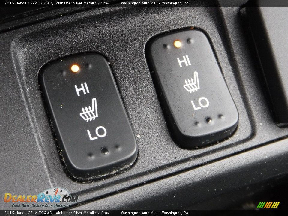 2016 Honda CR-V EX AWD Alabaster Silver Metallic / Gray Photo #5