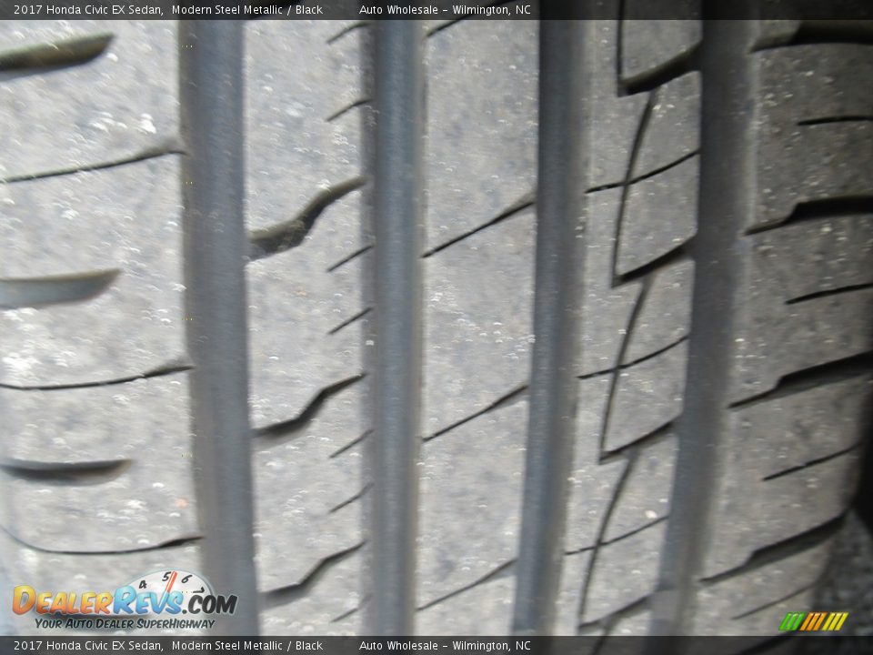 2017 Honda Civic EX Sedan Modern Steel Metallic / Black Photo #9