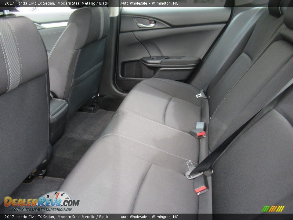 2017 Honda Civic EX Sedan Modern Steel Metallic / Black Photo #12