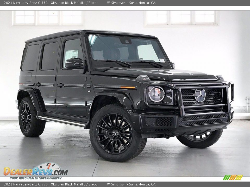 2021 Mercedes-Benz G 550 Obsidian Black Metallic / Black Photo #12