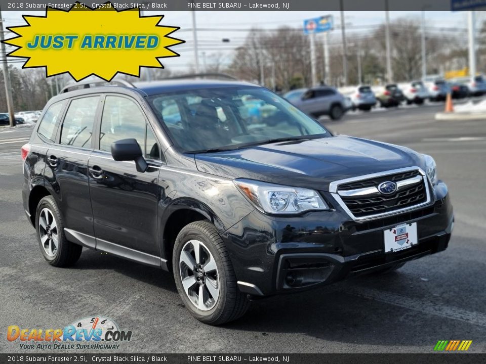 2018 Subaru Forester 2.5i Crystal Black Silica / Black Photo #1