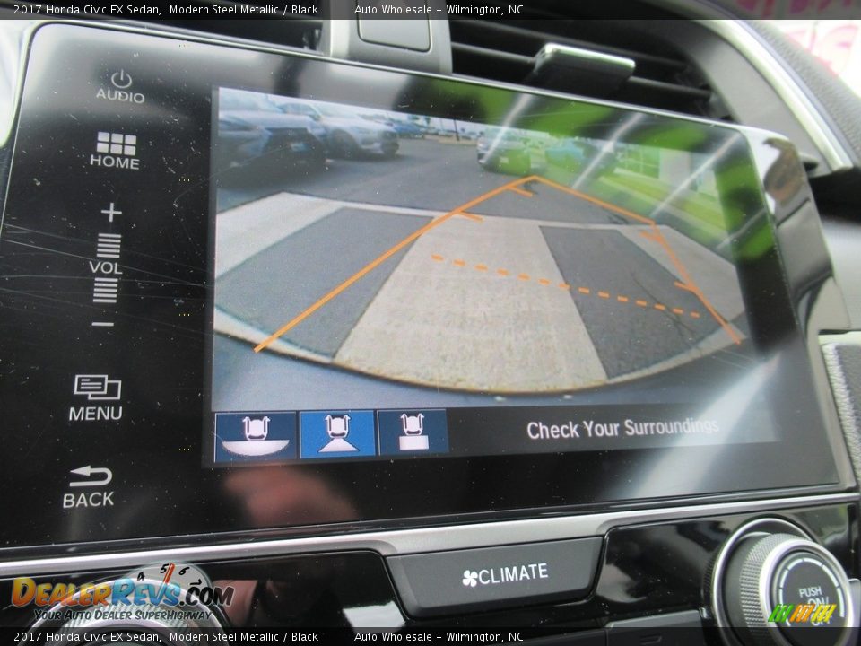 2017 Honda Civic EX Sedan Modern Steel Metallic / Black Photo #18