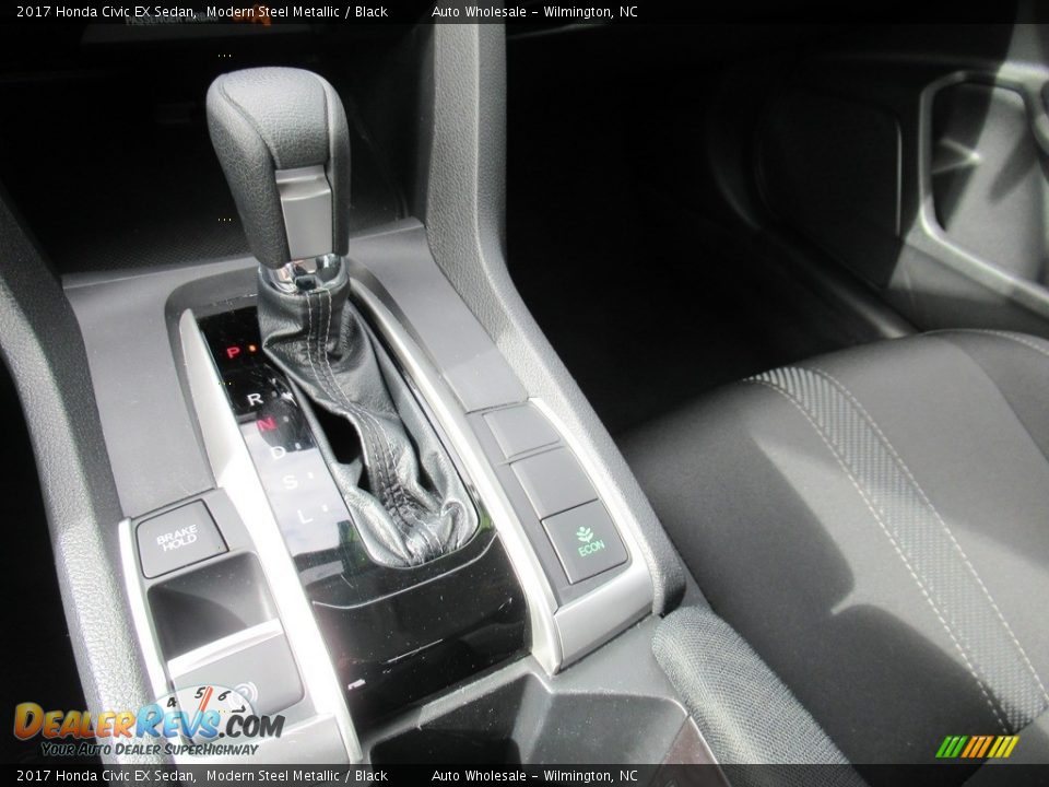 2017 Honda Civic EX Sedan Modern Steel Metallic / Black Photo #19