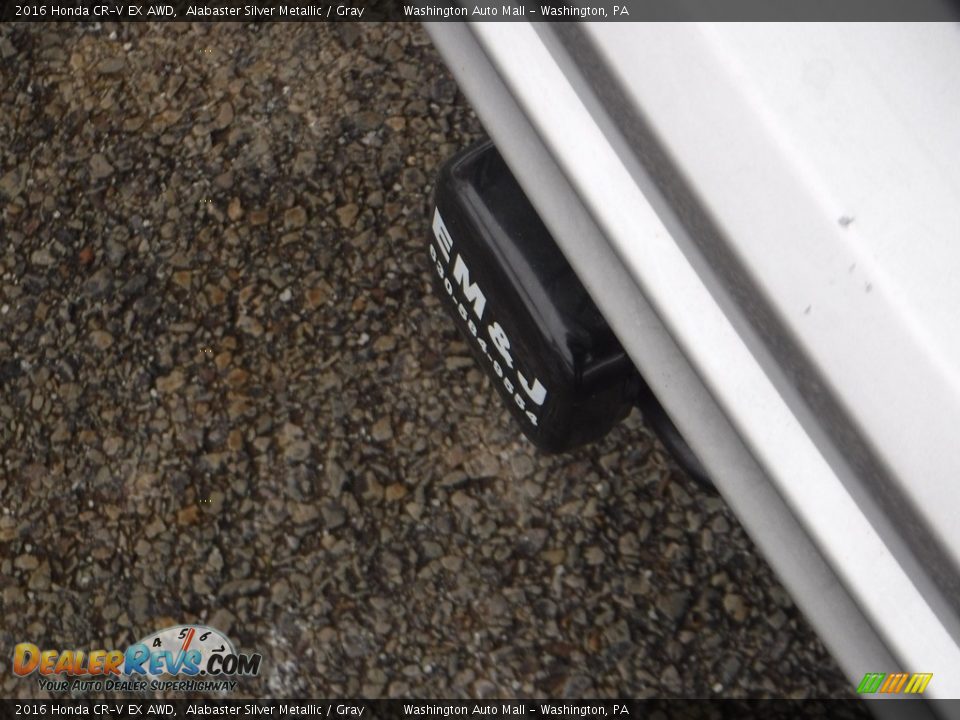 2016 Honda CR-V EX AWD Alabaster Silver Metallic / Gray Photo #15