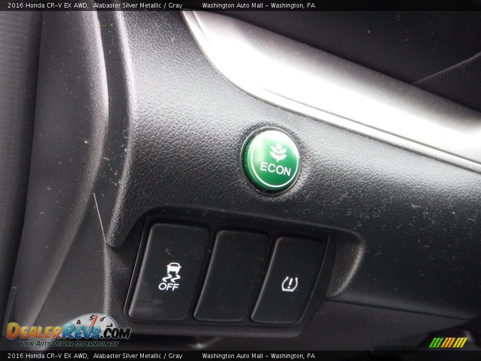 2016 Honda CR-V EX AWD Alabaster Silver Metallic / Gray Photo #19