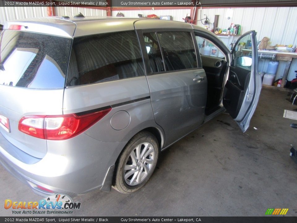 2012 Mazda MAZDA5 Sport Liquid Silver Metallic / Black Photo #20