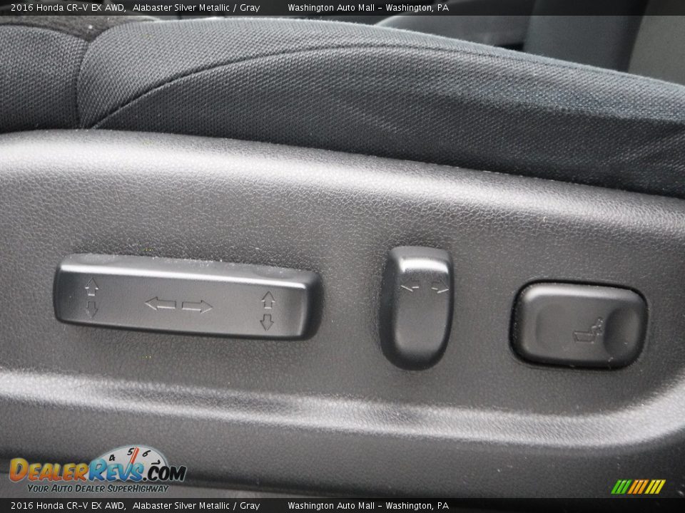 2016 Honda CR-V EX AWD Alabaster Silver Metallic / Gray Photo #21