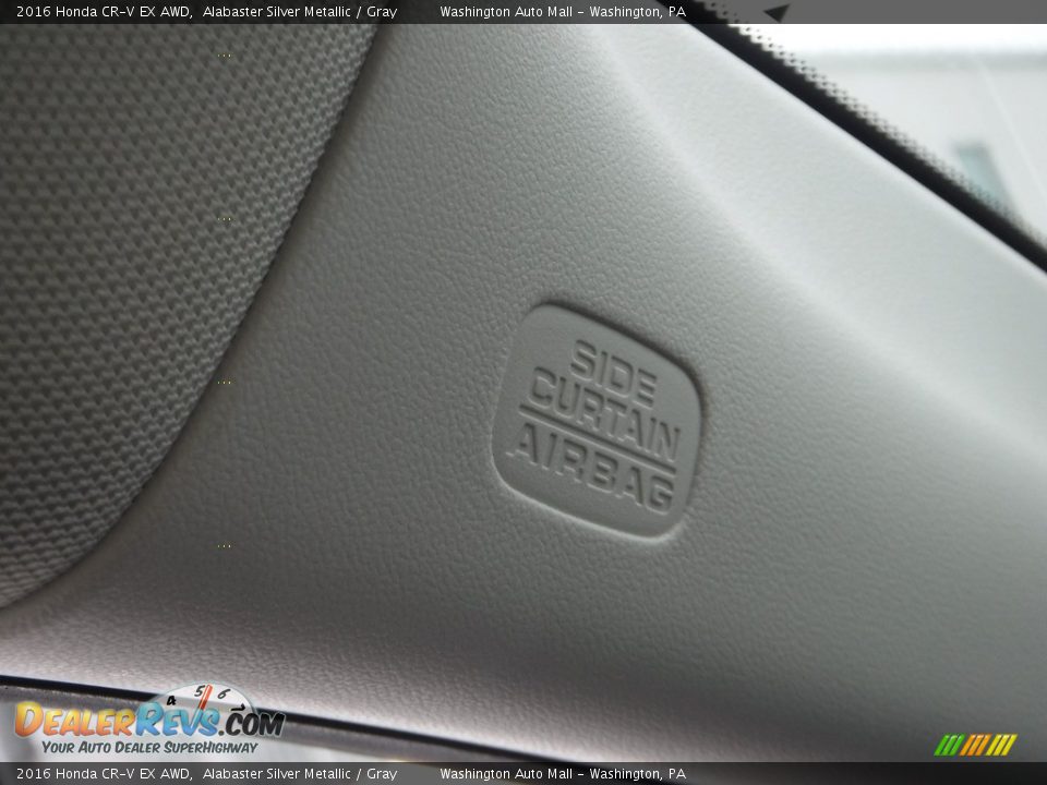 2016 Honda CR-V EX AWD Alabaster Silver Metallic / Gray Photo #22