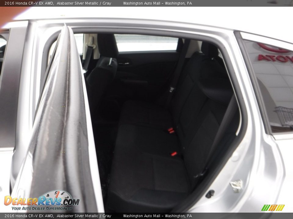 2016 Honda CR-V EX AWD Alabaster Silver Metallic / Gray Photo #24