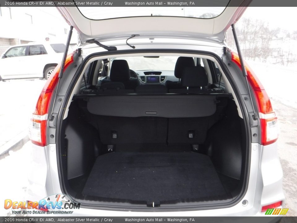 2016 Honda CR-V EX AWD Alabaster Silver Metallic / Gray Photo #25