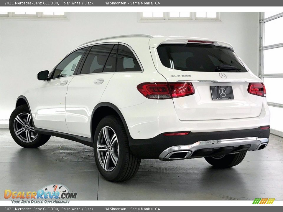 2021 Mercedes-Benz GLC 300 Polar White / Black Photo #2