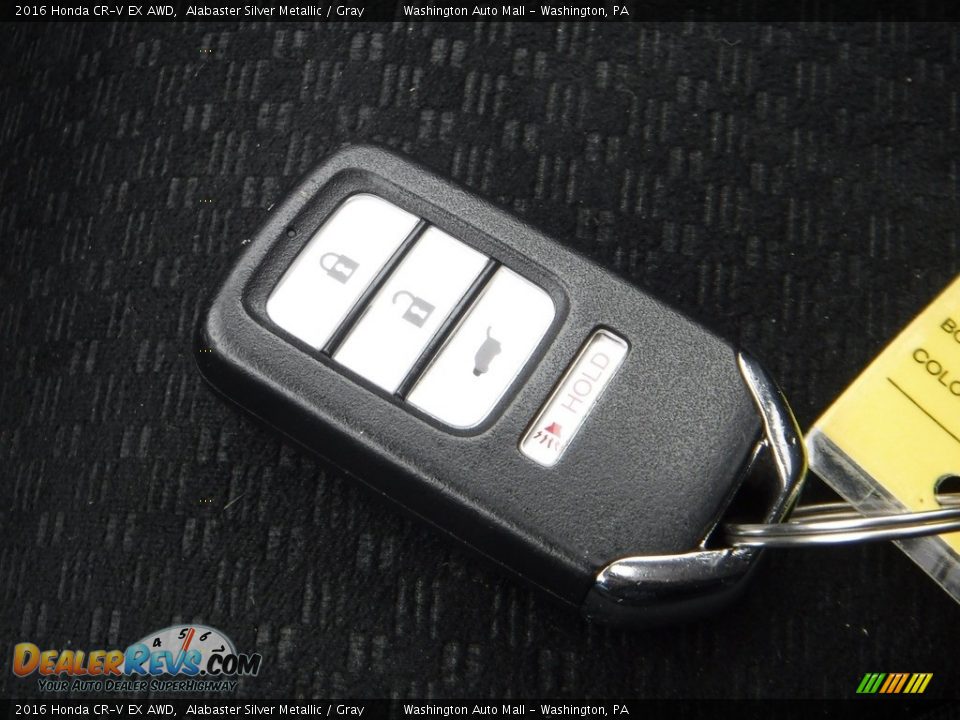 2016 Honda CR-V EX AWD Alabaster Silver Metallic / Gray Photo #26