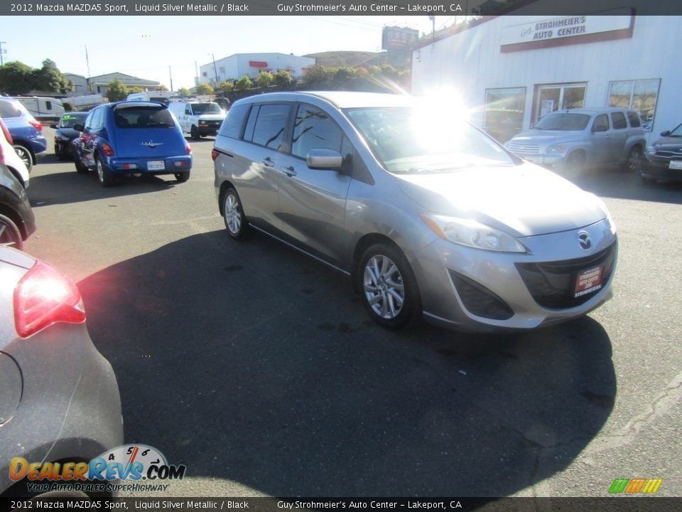 2012 Mazda MAZDA5 Sport Liquid Silver Metallic / Black Photo #26