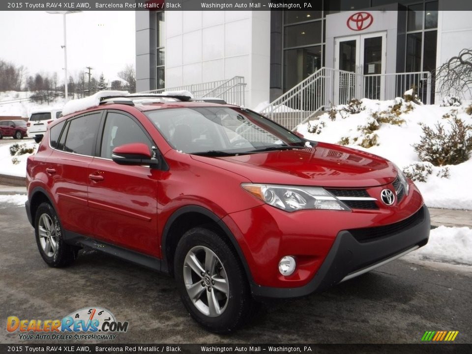 2015 Toyota RAV4 XLE AWD Barcelona Red Metallic / Black Photo #1