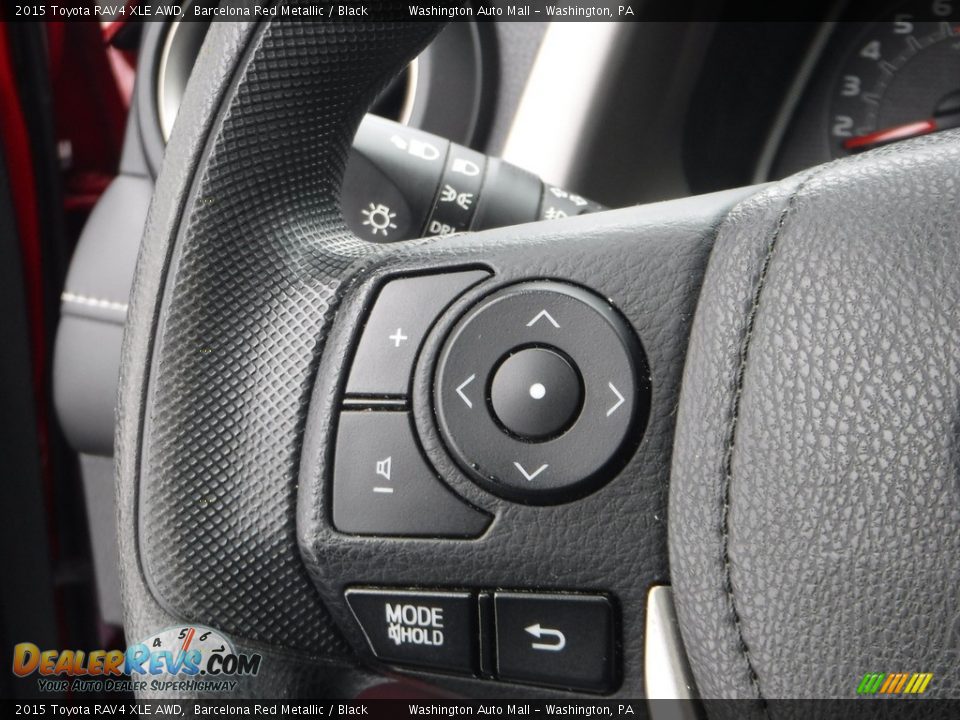 2015 Toyota RAV4 XLE AWD Barcelona Red Metallic / Black Photo #7