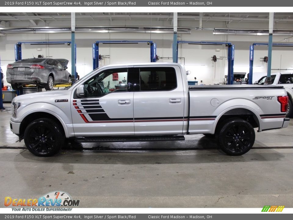 Ingot Silver 2019 Ford F150 XLT Sport SuperCrew 4x4 Photo #8