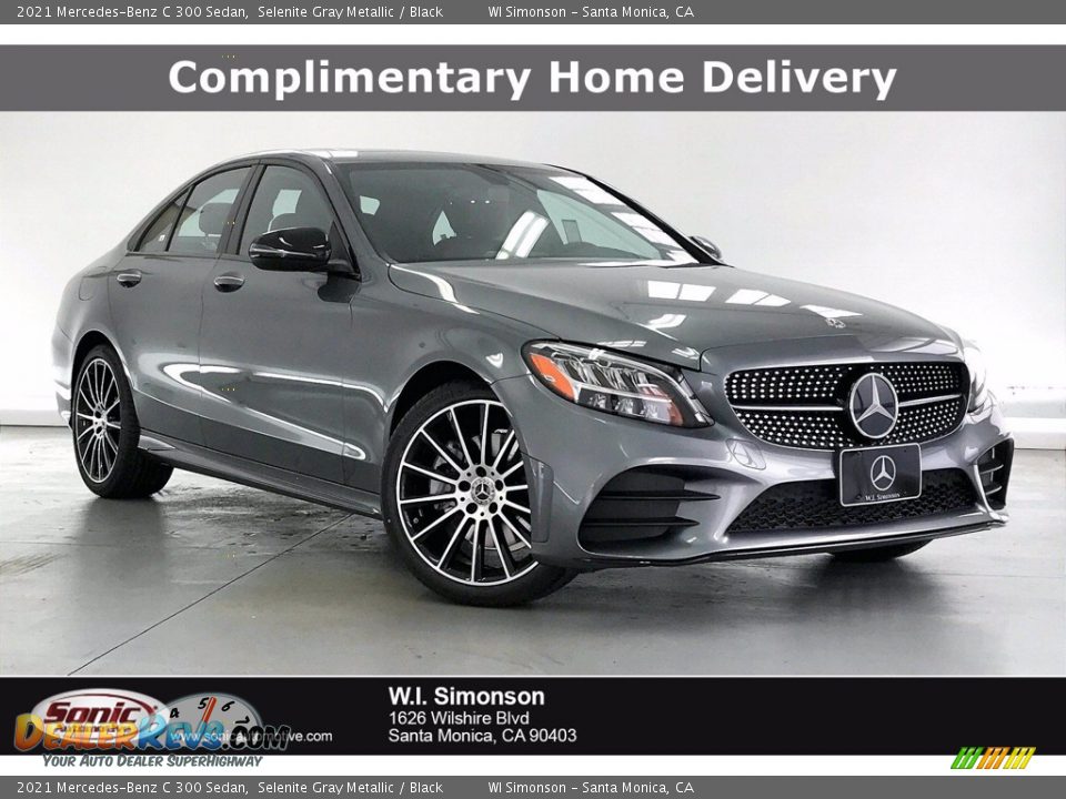 2021 Mercedes-Benz C 300 Sedan Selenite Gray Metallic / Black Photo #1
