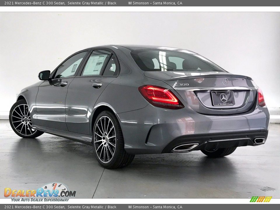 2021 Mercedes-Benz C 300 Sedan Selenite Gray Metallic / Black Photo #2