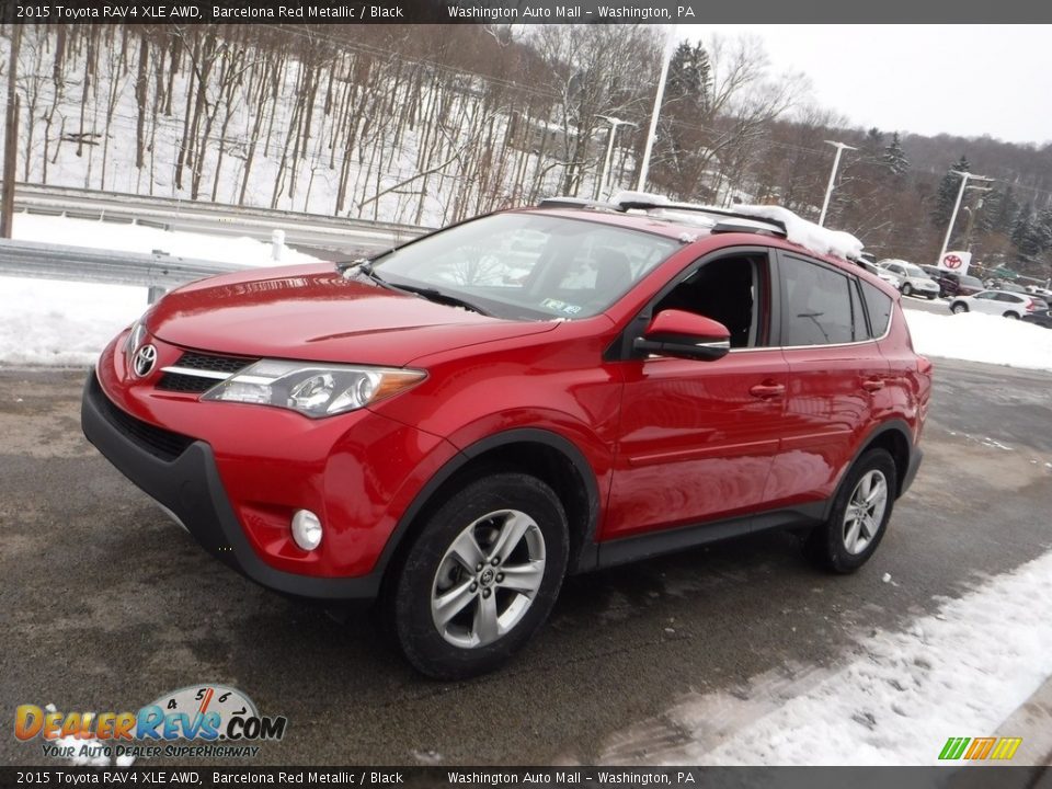 2015 Toyota RAV4 XLE AWD Barcelona Red Metallic / Black Photo #11