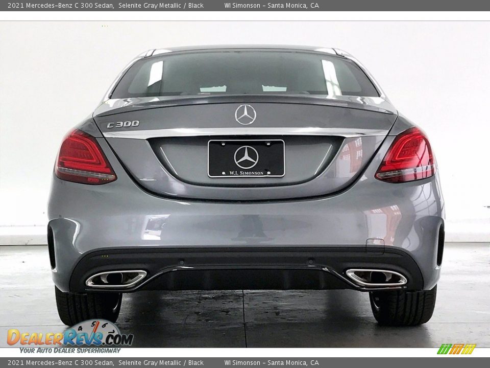 2021 Mercedes-Benz C 300 Sedan Selenite Gray Metallic / Black Photo #3
