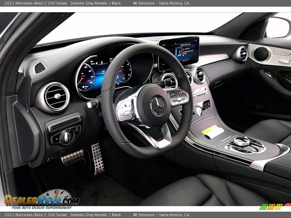 2021 Mercedes-Benz C 300 Sedan Selenite Gray Metallic / Black Photo #4