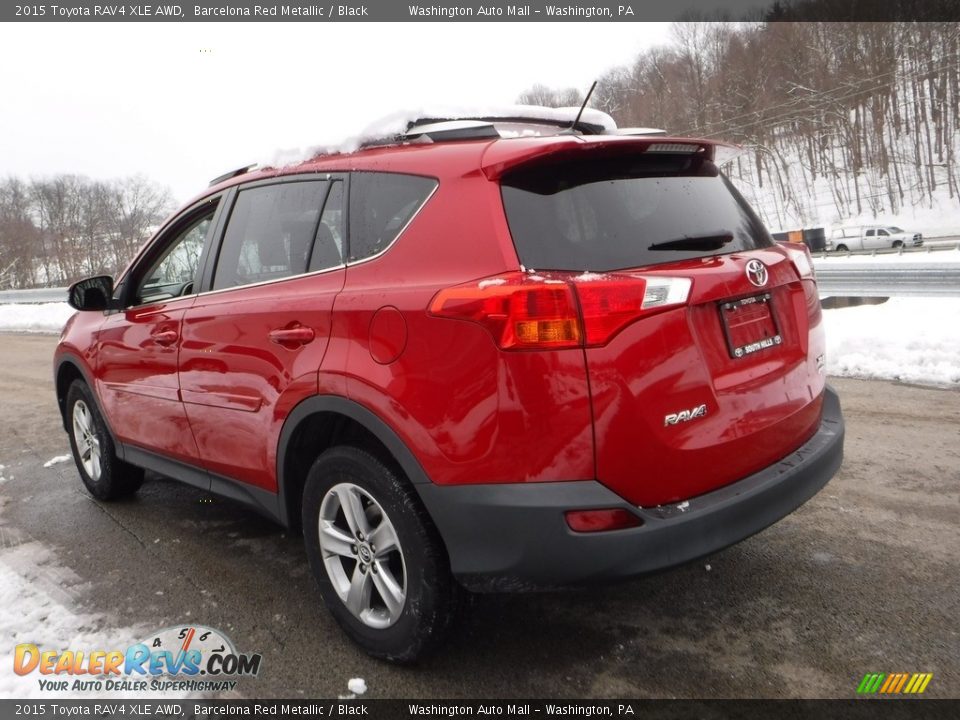 2015 Toyota RAV4 XLE AWD Barcelona Red Metallic / Black Photo #13