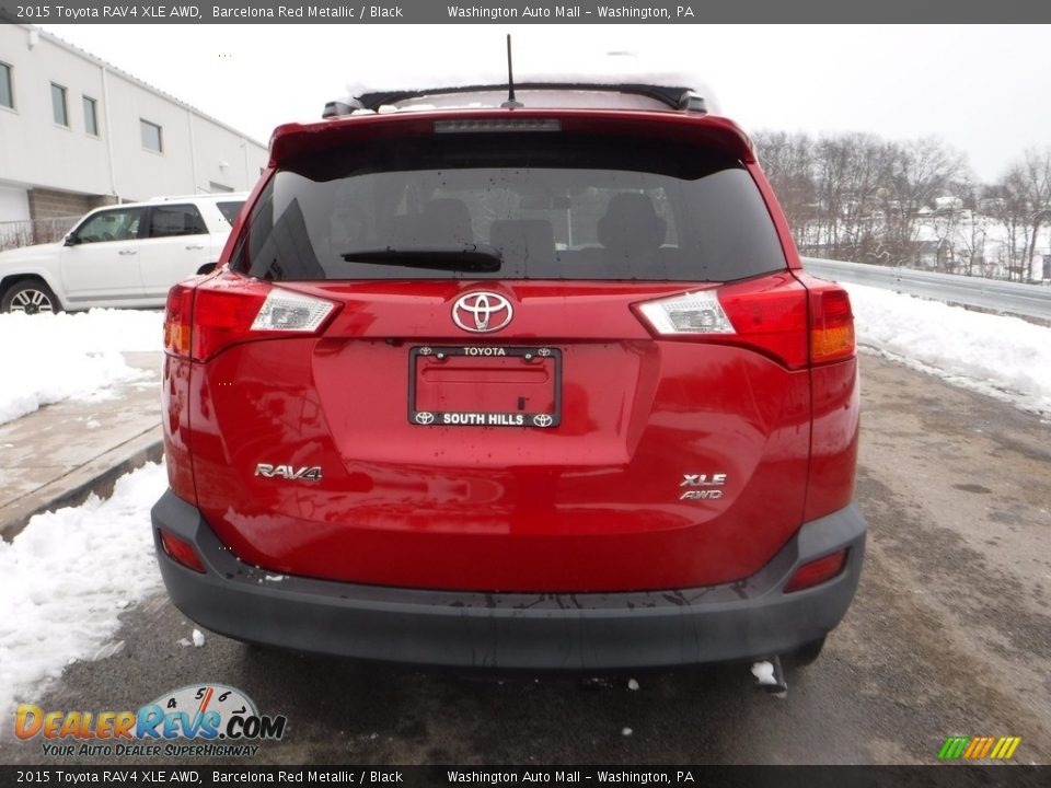2015 Toyota RAV4 XLE AWD Barcelona Red Metallic / Black Photo #14