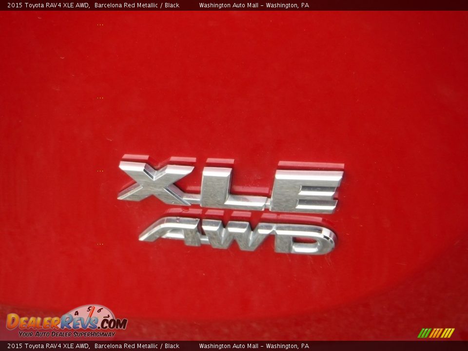 2015 Toyota RAV4 XLE AWD Barcelona Red Metallic / Black Photo #16