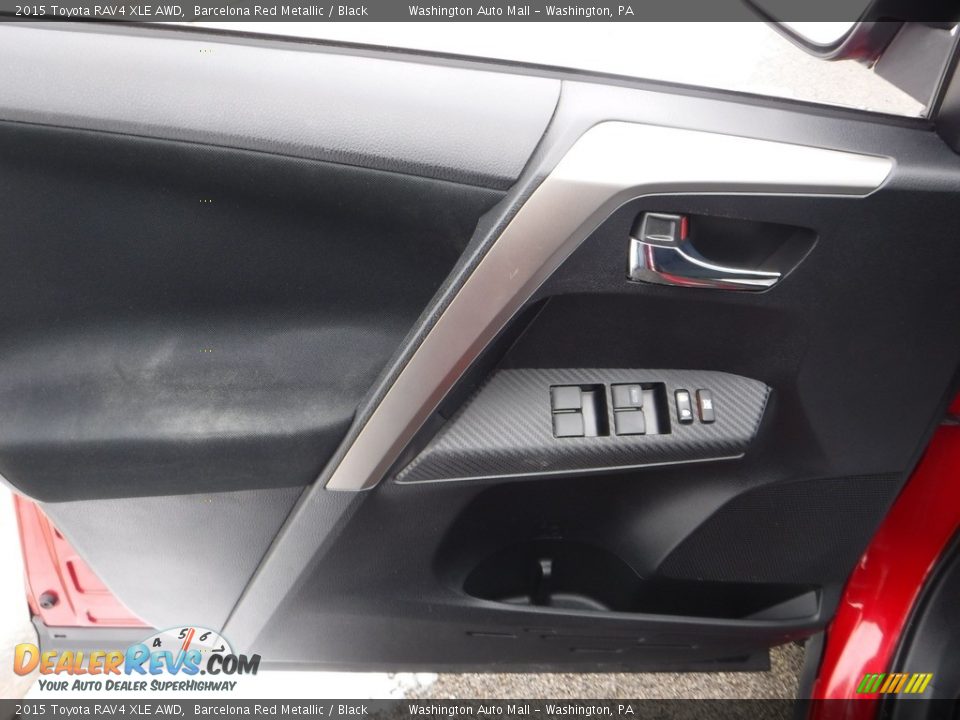 2015 Toyota RAV4 XLE AWD Barcelona Red Metallic / Black Photo #17
