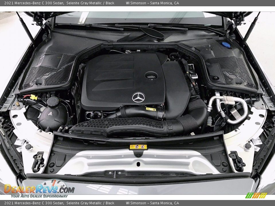 2021 Mercedes-Benz C 300 Sedan Selenite Gray Metallic / Black Photo #8