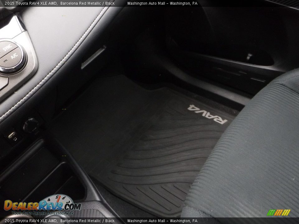 2015 Toyota RAV4 XLE AWD Barcelona Red Metallic / Black Photo #21