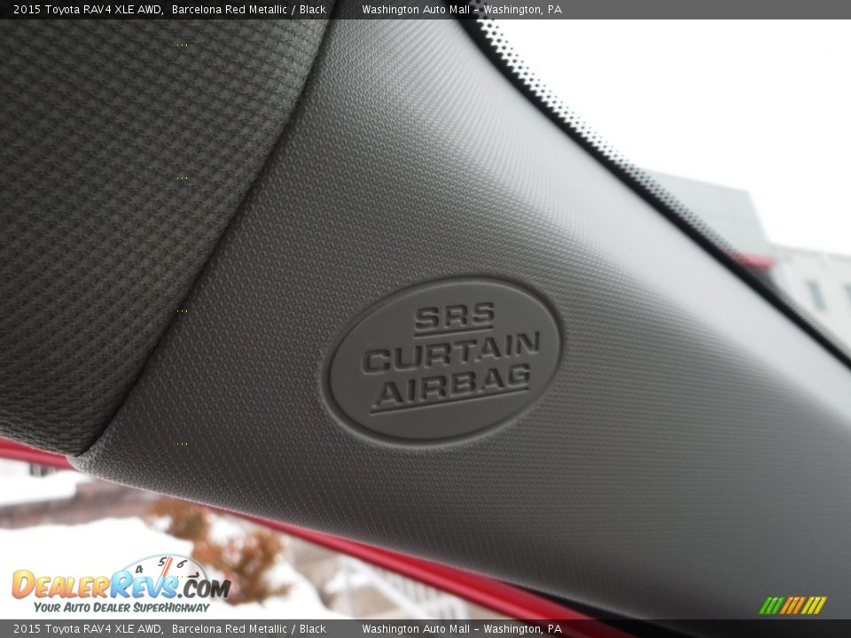2015 Toyota RAV4 XLE AWD Barcelona Red Metallic / Black Photo #22