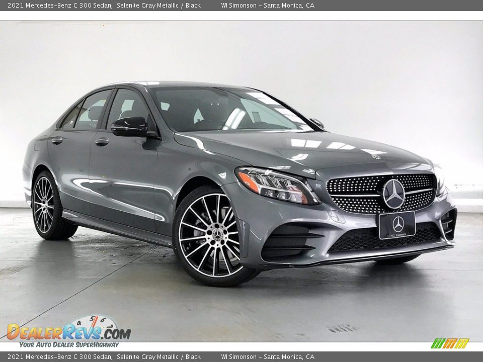 2021 Mercedes-Benz C 300 Sedan Selenite Gray Metallic / Black Photo #12