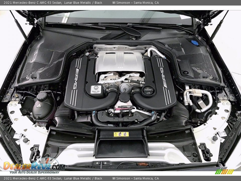 2021 Mercedes-Benz C AMG 63 Sedan 4.0 Liter AMG biturbo DOHC 32-Valve VVT V8 Engine Photo #8