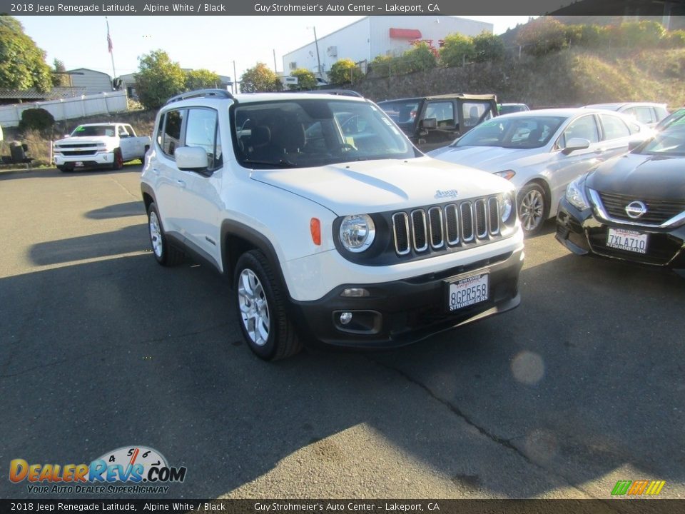 2018 Jeep Renegade Latitude Alpine White / Black Photo #1