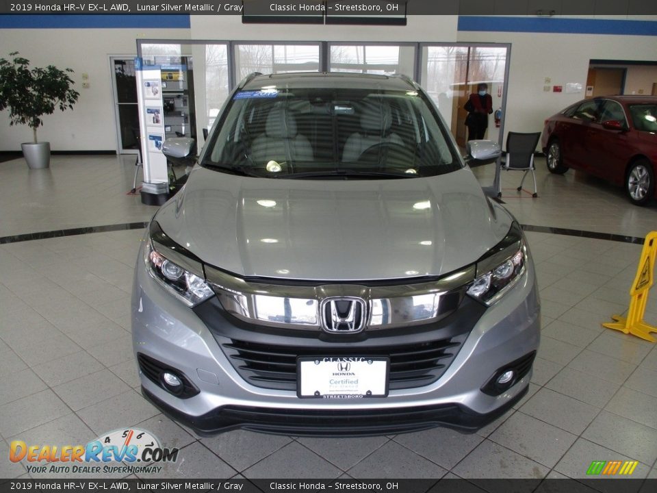 2019 Honda HR-V EX-L AWD Lunar Silver Metallic / Gray Photo #2