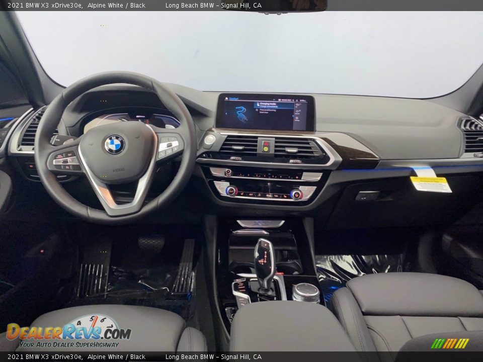 2021 BMW X3 xDrive30e Alpine White / Black Photo #15