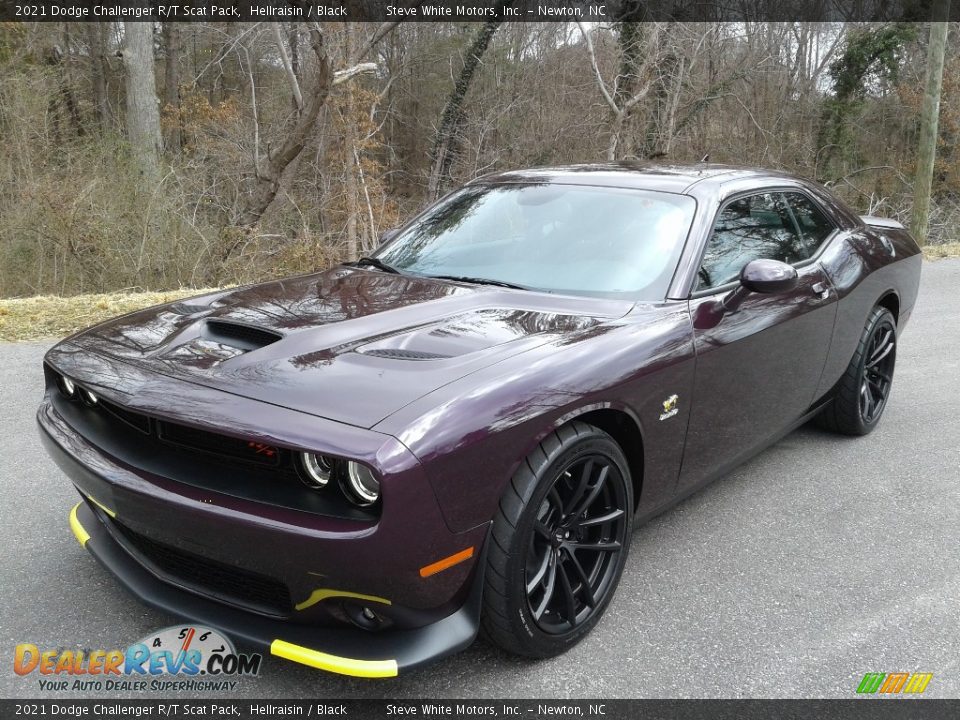 2021 Dodge Challenger R/T Scat Pack Hellraisin / Black Photo #2