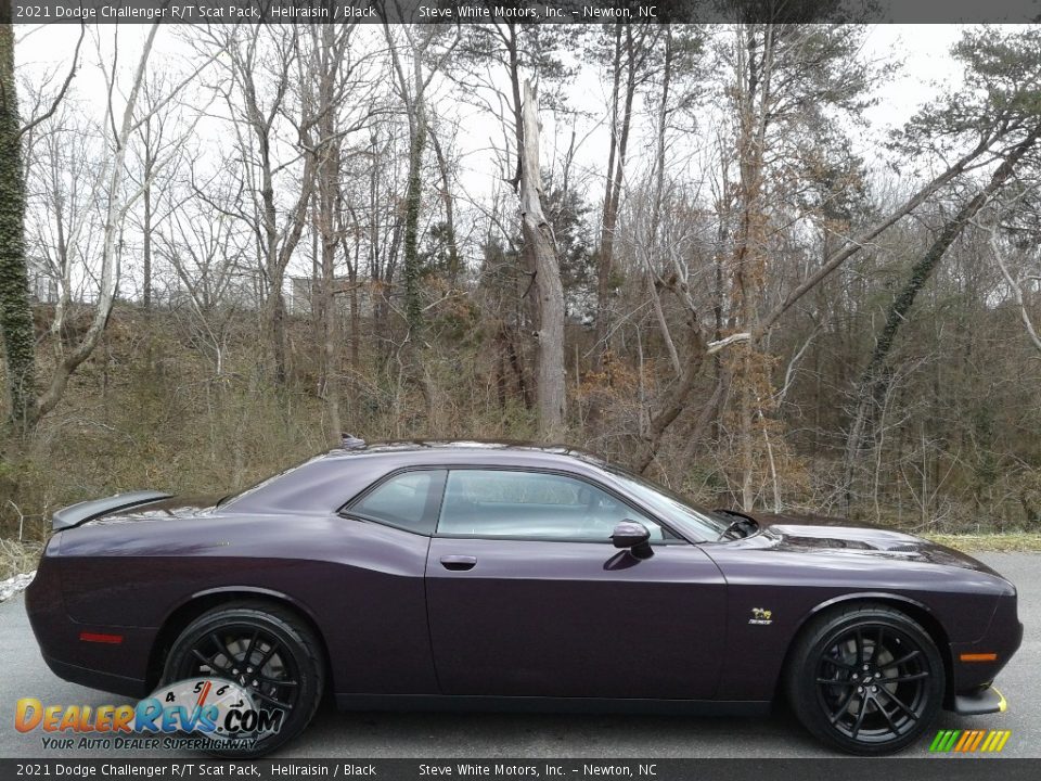 2021 Dodge Challenger R/T Scat Pack Hellraisin / Black Photo #5