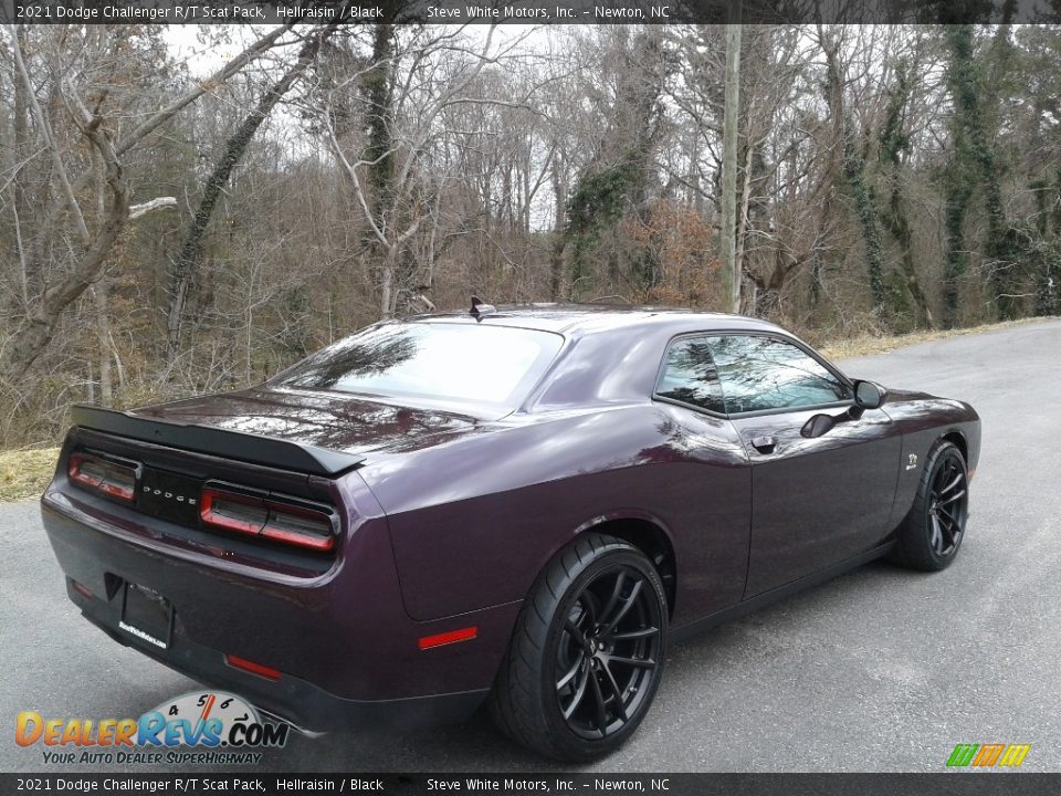 2021 Dodge Challenger R/T Scat Pack Hellraisin / Black Photo #6