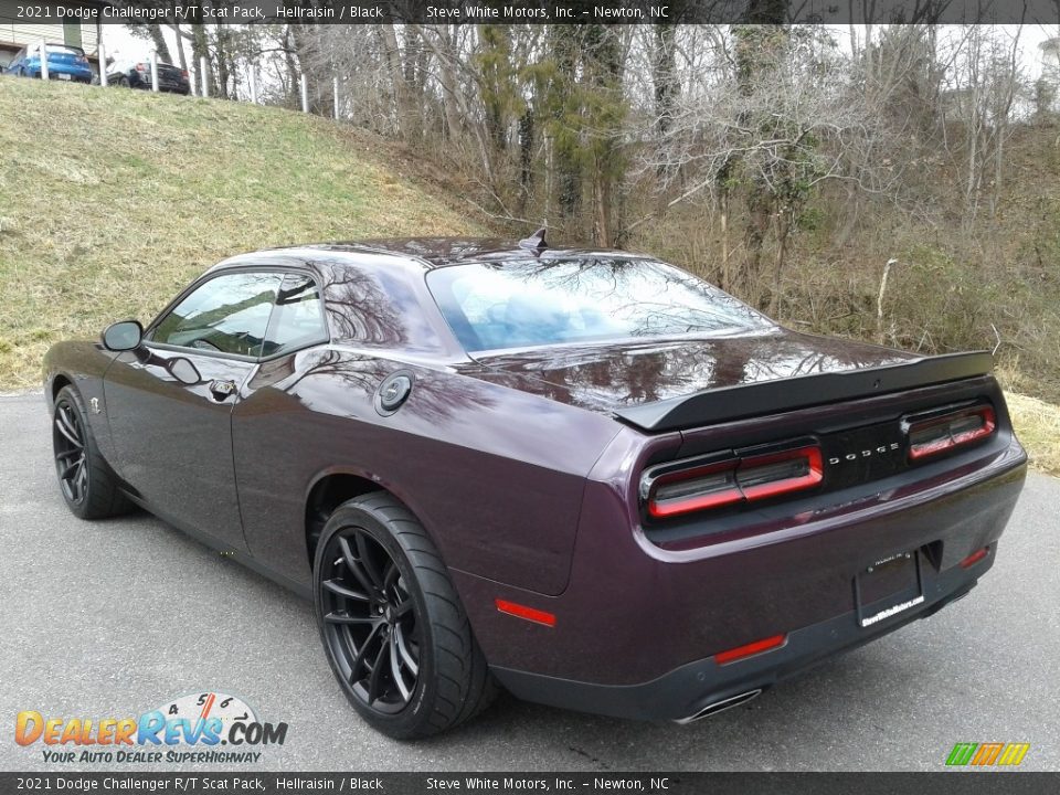 2021 Dodge Challenger R/T Scat Pack Hellraisin / Black Photo #8