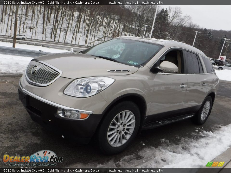 2010 Buick Enclave CXL AWD Gold Mist Metallic / Cashmere/Cocoa Photo #11